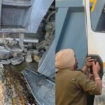 ਮੋਟਰਸਾਈਕਲ ਸਵਾਰ ਨੂੰ ਬਚਾਉਣ ਦੇ ਚੱਕਰ 'ਚ PRTC ਬੱਸ ਤੇ ਟਿੱਪਰ ਦੀ ਜ਼ ਬਰਦਸਤ ਟੱਕਰ